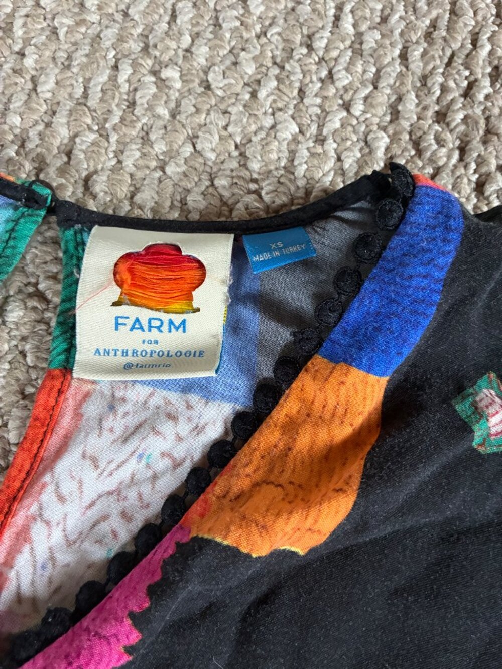 Farm Rio Mini Dress XS - Picture 2 of 7